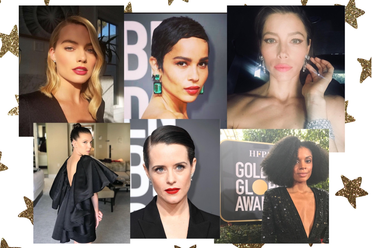 Makeup dan Rambut Terbaik di Golden Globes 2018