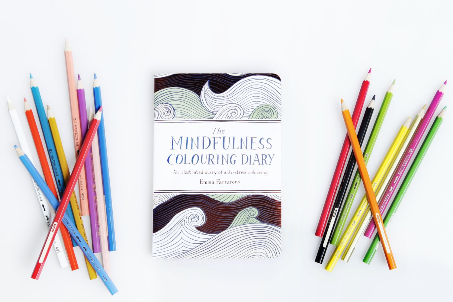 The Mindfulness Colouring Diary by Emma Farrarons