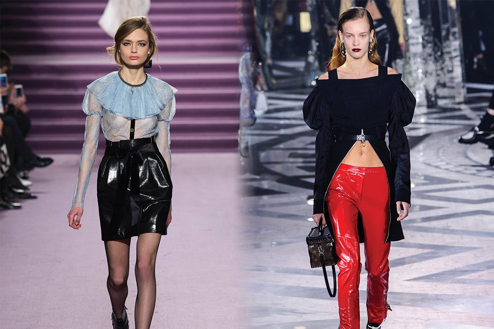 Trendi Dengan Glossy Leather