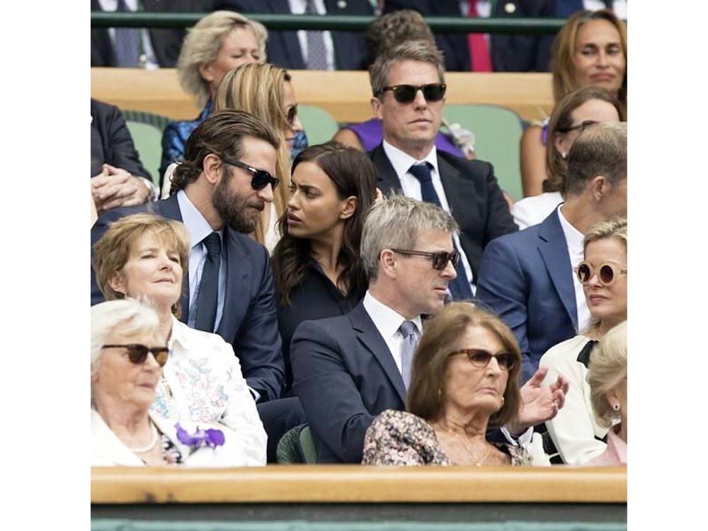 Bradley Cooper Buat Irina Shayk Menangis di Wimbledon
