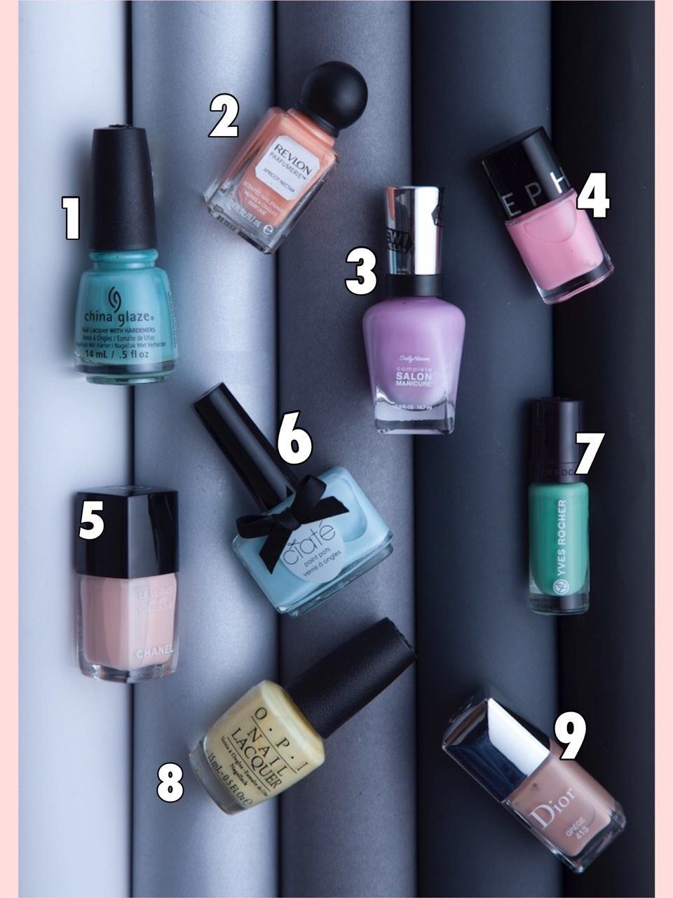 9 Cat Kuku Berpalet Pastel Favorit Cosmo!