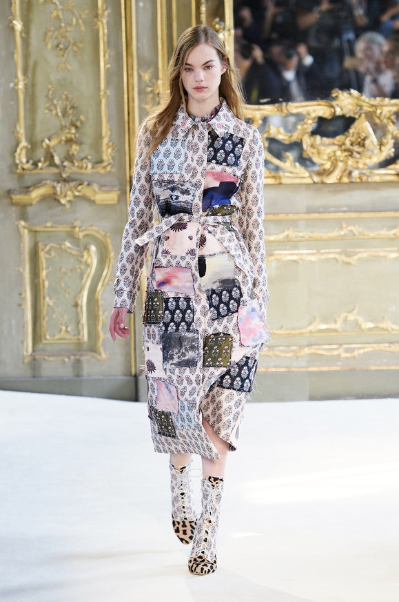 Bergaya Dengan Aksen Patchwork 