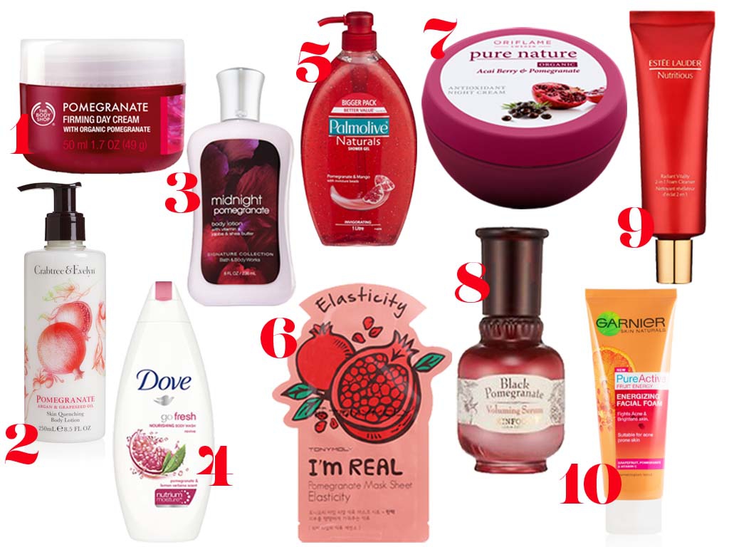 10 Produk Kecantikan Mengandung Pomegranate untuk Anda Coba