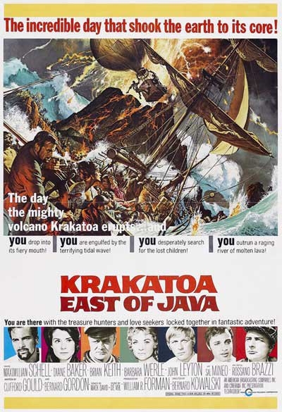 Poster film Krakatoa, East of Java