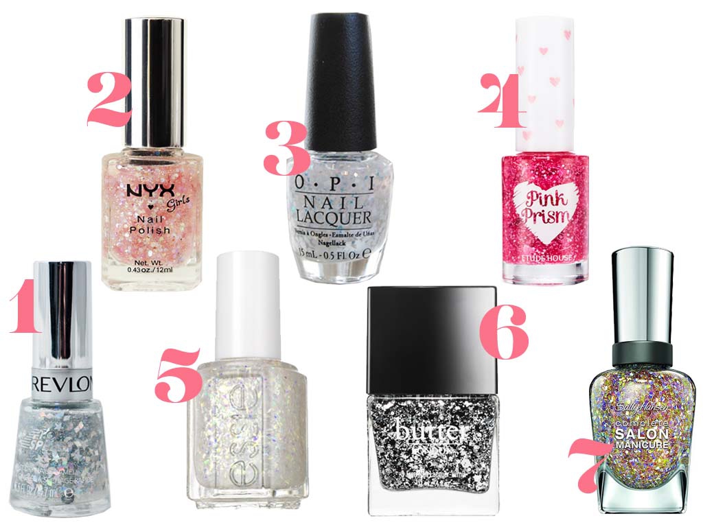 7 Cat Kuku Glitter Favorit Cosmo!
