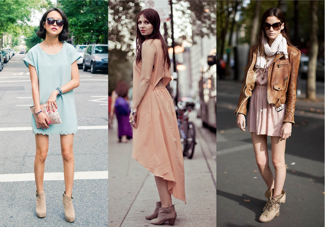 Pastel Ankle Boots