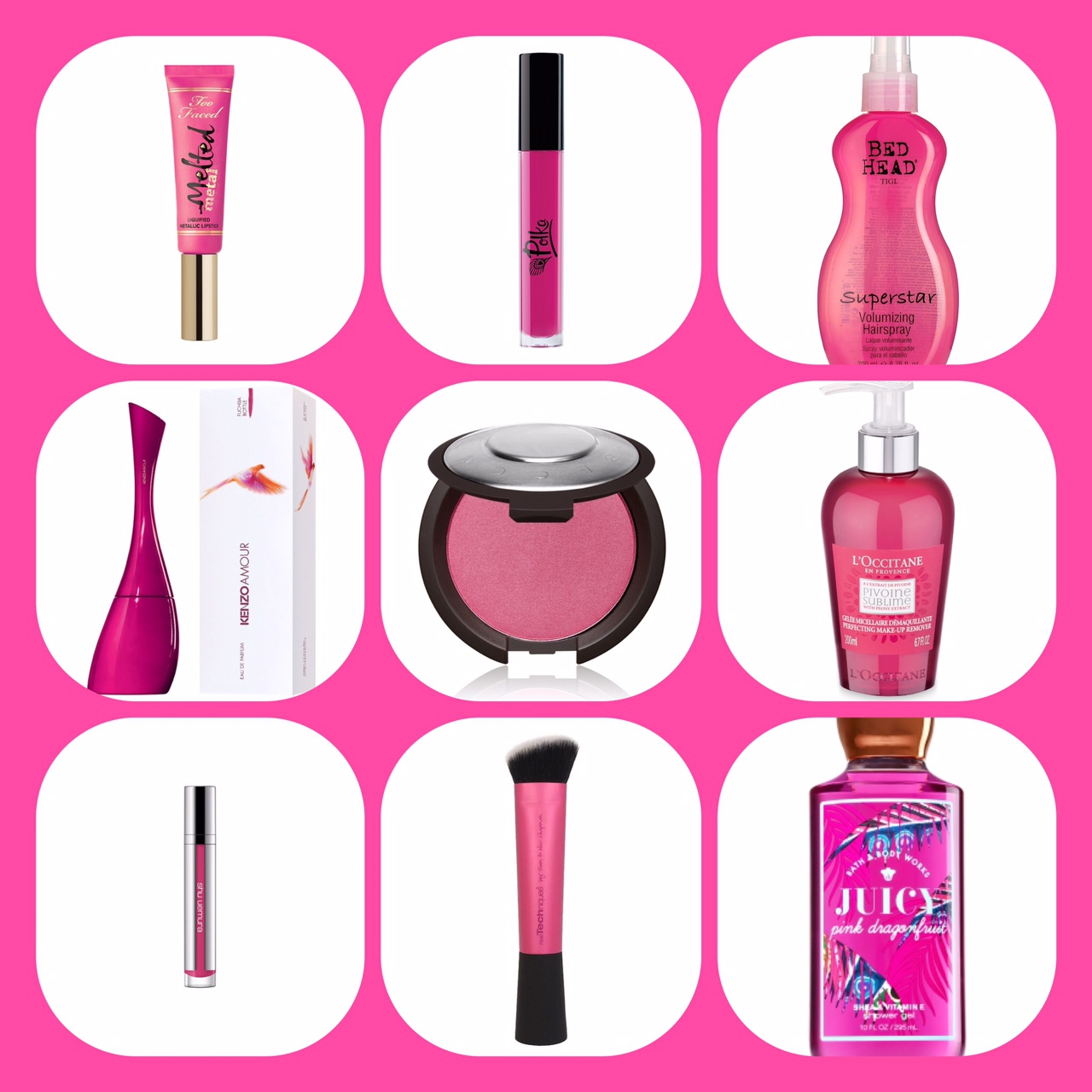 9 Produk Kecantikan Berpalet Fuchsia