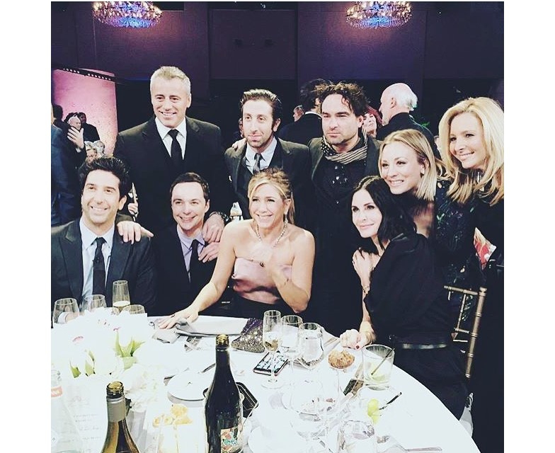 Reuni Pemain Serial TV Friends dan The Big Bang Theory 