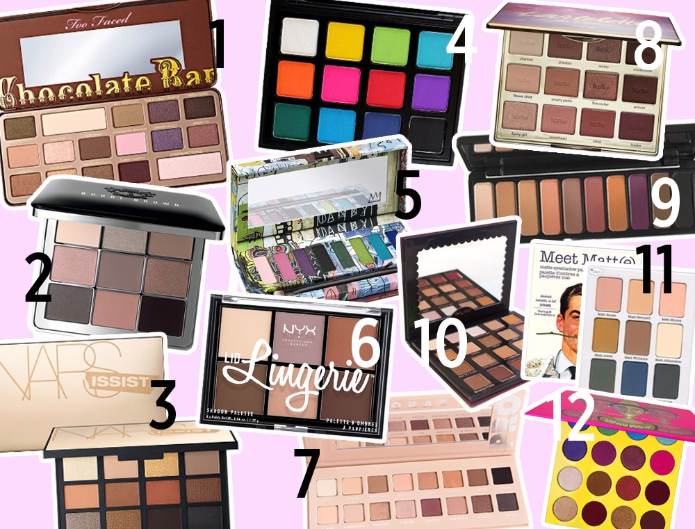12 Palet Eyeshadow Terbaik tahun 2017