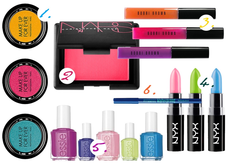 Tren Riasan 1980an dengan 6 Makeup Bernuansa Neon