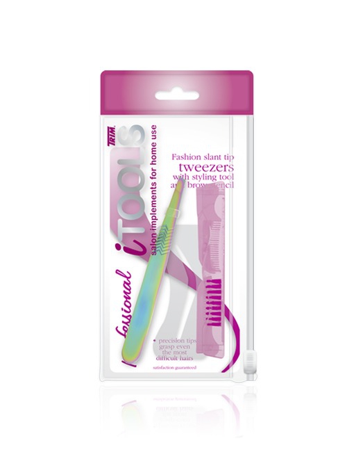 2. Fashion Slant Tip Tweezer with Styling Tool and Brow Stencil, Rp 105.000,-.