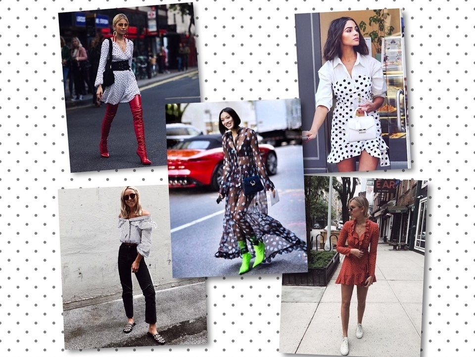 5 Gaya Stylish Dengan Motif Polkadot