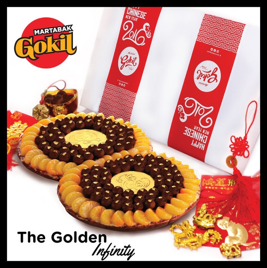 Sajian Martabak Istimewa Bertoping Emas untuk Imlek