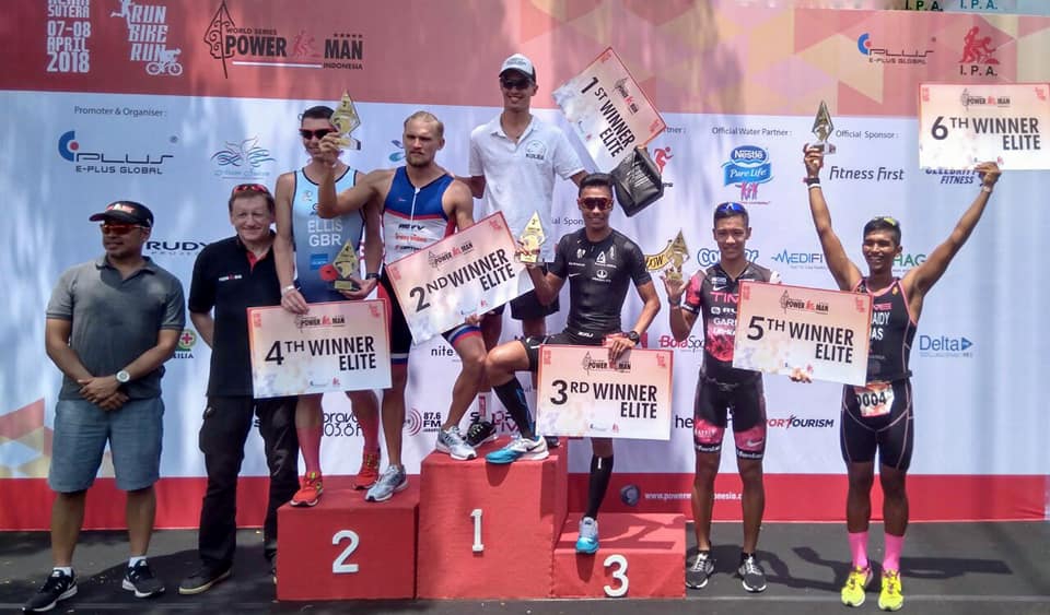Aksi Para Atlet Duathlon di Powerman Indonesia 2018