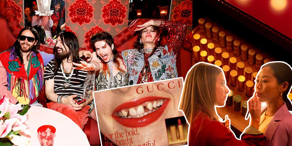Gucci Rayakan Peluncuran Koleksi Lipstik Terbarunya
