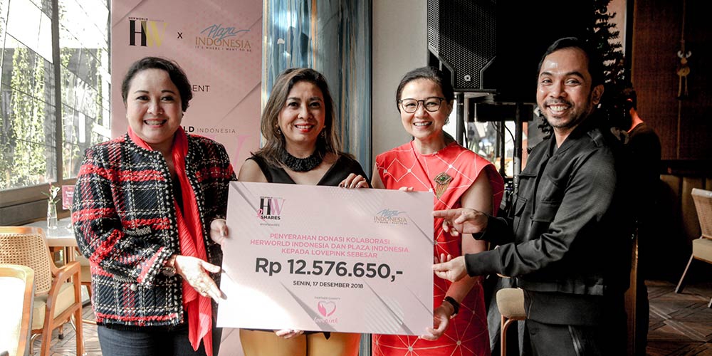 HWShares, Aksi Kepedulian Kanker Payudara Herworld Indonesia