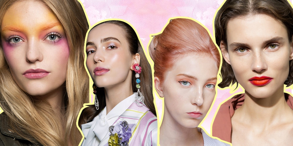 Nuansa Makeup Coral dari Fashion Week 2019