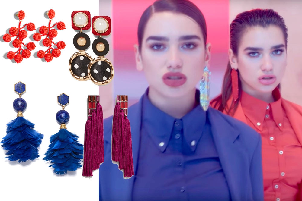 Coba Anting Besar Ala Dua Lipa
