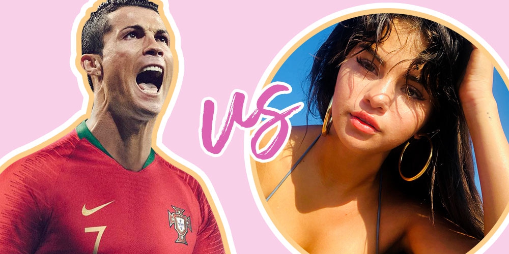 Cristiano Ronaldo Kalahkan Instagram Selena Gomez