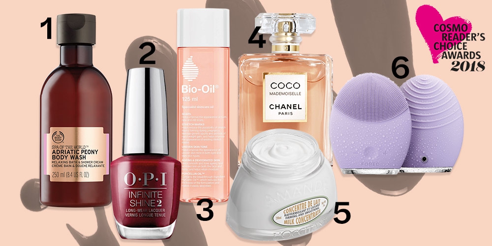 Cosmo Reader's Choice Awards 2018:Best Body Care&Gadget