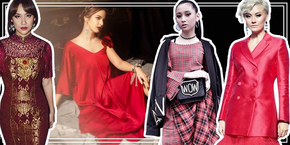 Tampil Gaya Dengan Warna Merah Seperti Artis Indonesia