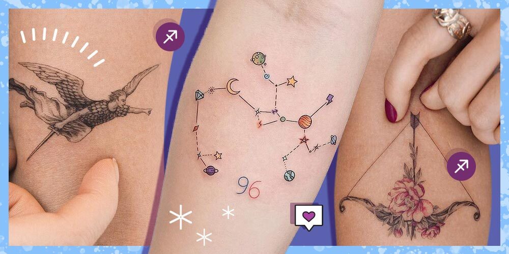 Intip 49 Ide Tato Untuk Kamu Zodiak Sagitarius!