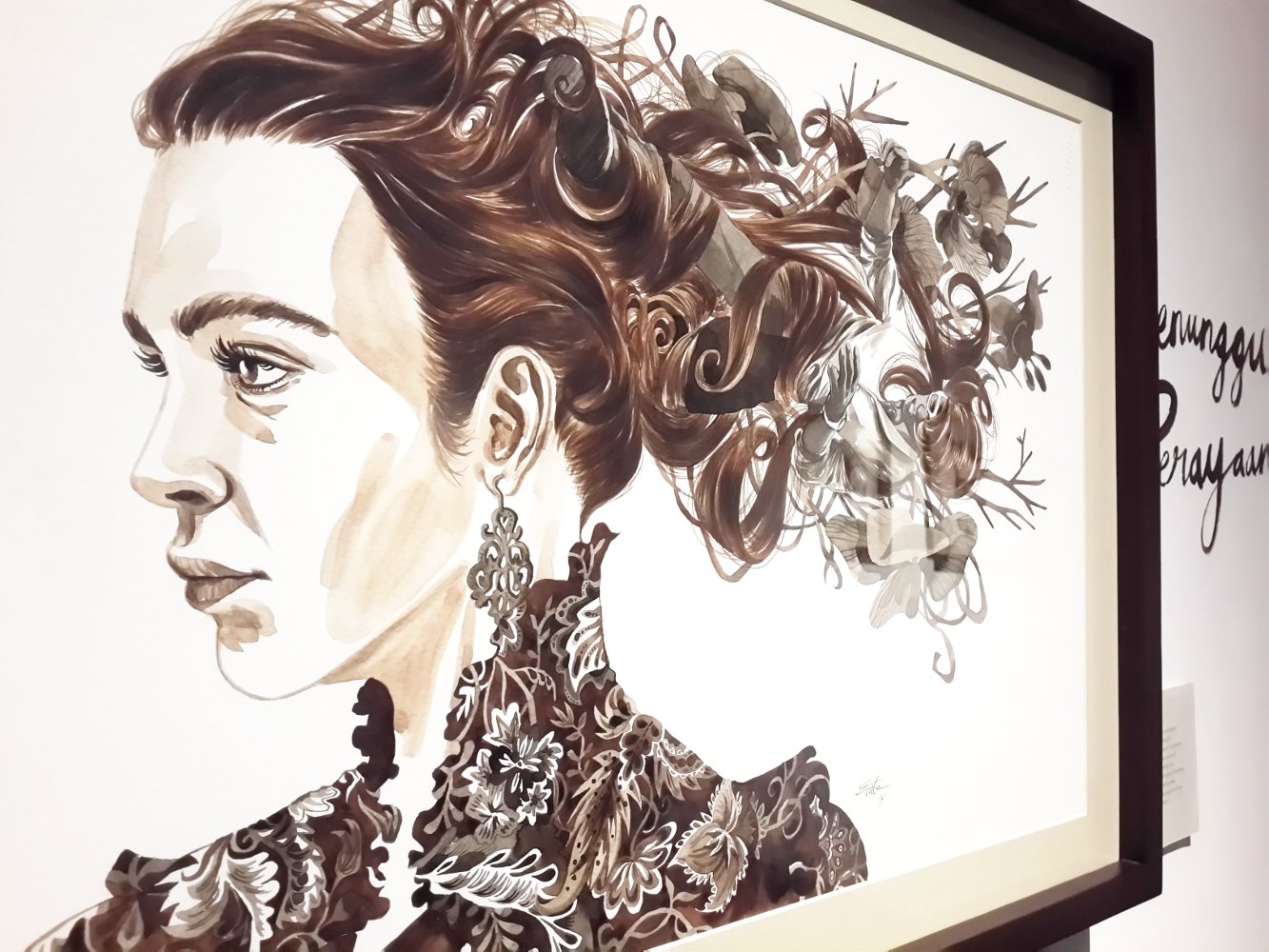 Kolaborasi Menawan Puisi M Aan Mansyur dan Ilustrasi Emte