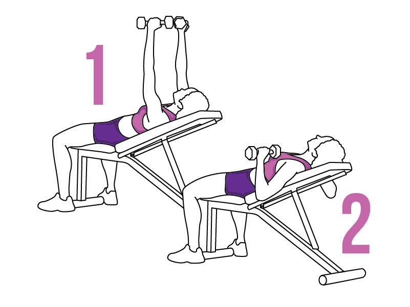 Incline Dumbbell Bench Press