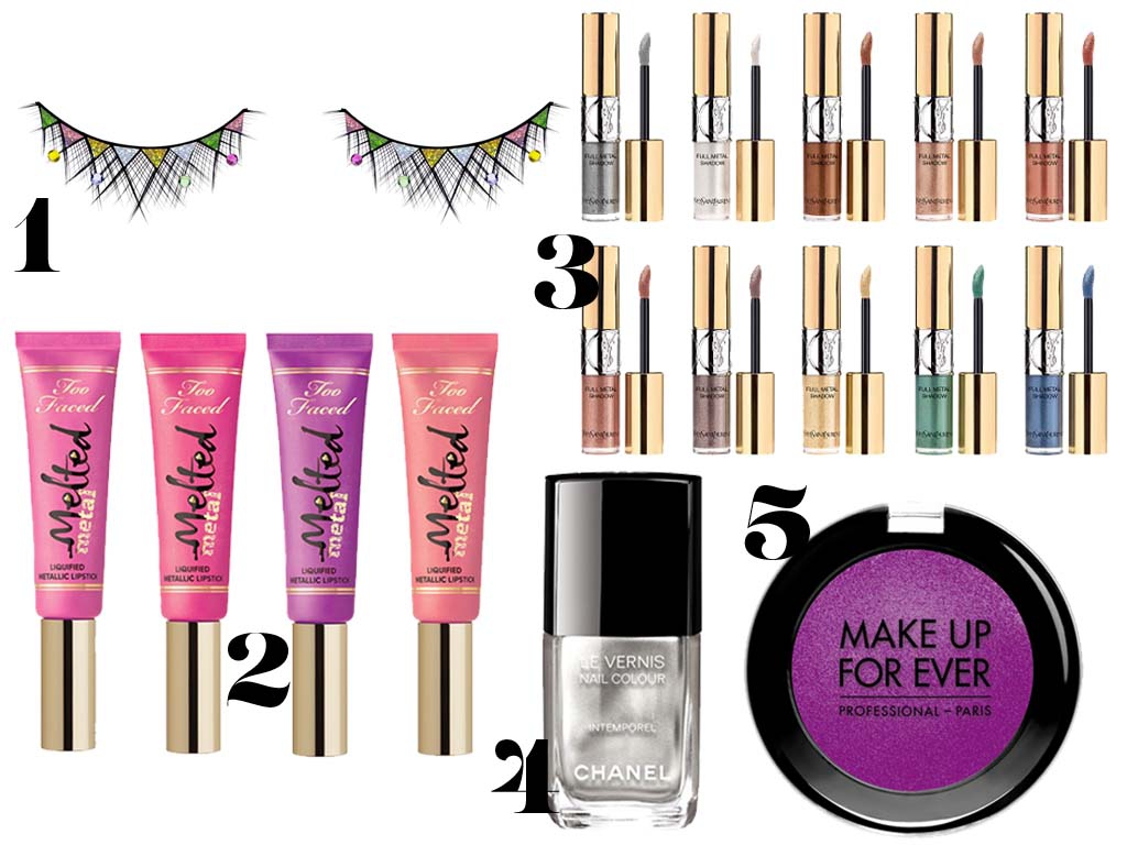 5 Riasan Bernuansa Metalik Terkini