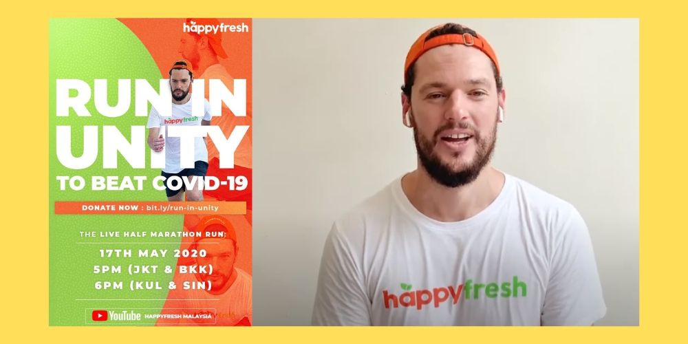 CEO HappyFresh Siap Lari Setengah Maraton untuk Galang Dana