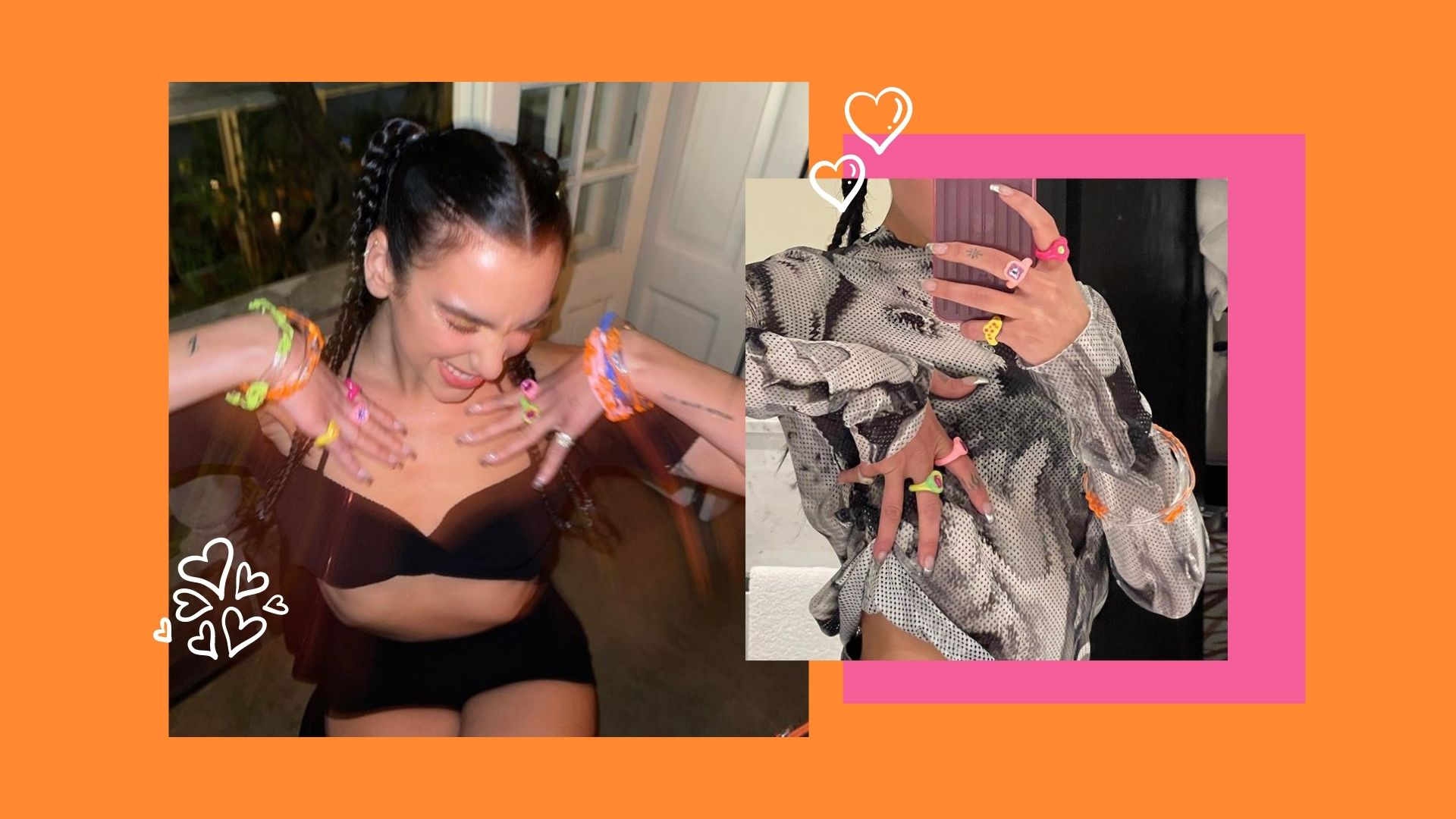 Dua Lipa Tampil Keren Dengan Aksesori Gaya Y2K!