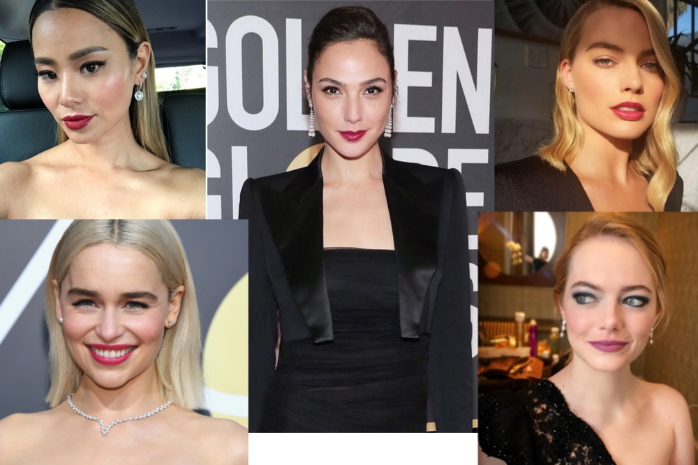 Warna Lipstik Yang Curi Perhatian di Golden Globe 2018!