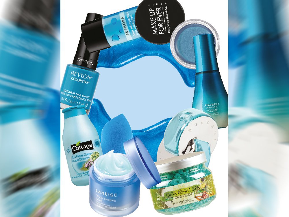 Produk Kecantikan Bernuansa Biru untuk Liburan Anda