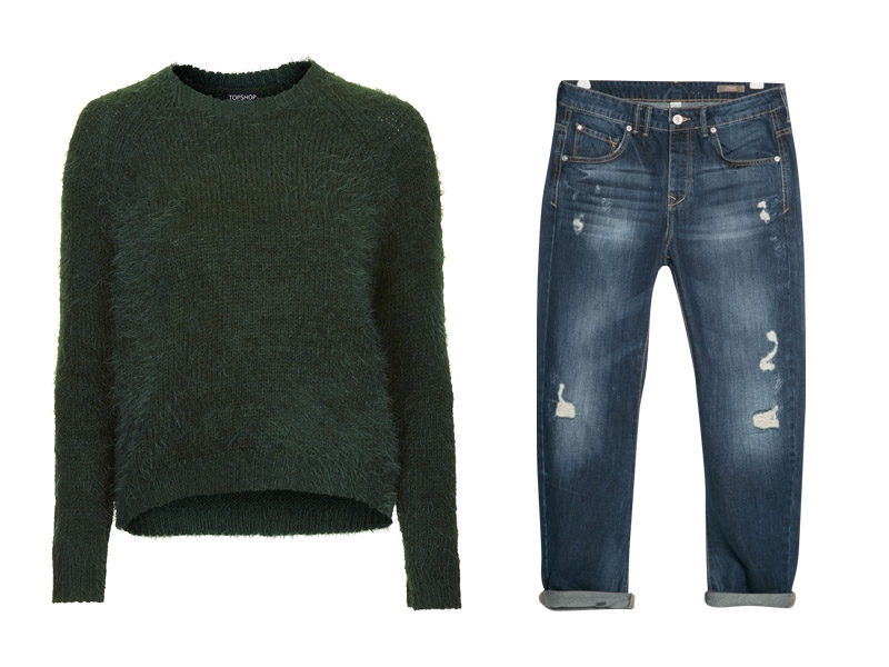 Boyfriend Jeans + Sweater