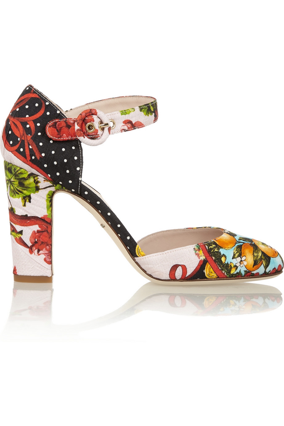 Printed Brocade Pumps, Dolce & Gabbana, www.net-a-porter