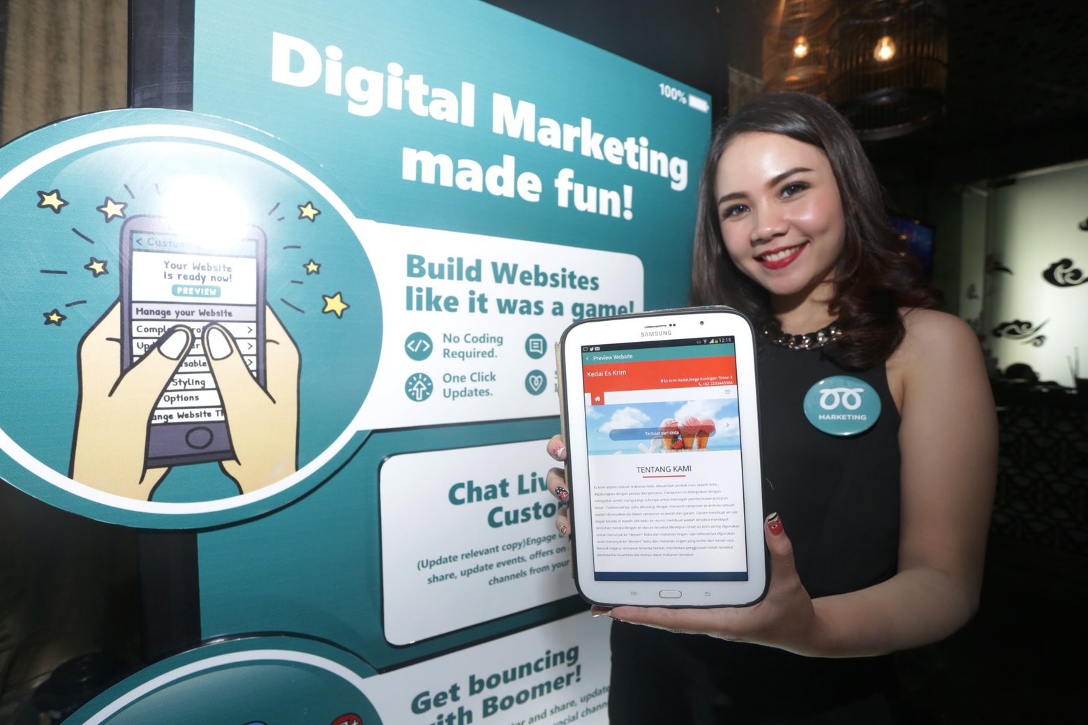 Aplikasi Boomer Marketing Tersedia dalam Bahasa Indonesia