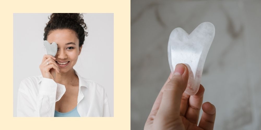 Intip Cara Tepat dan Mudah Memijat Wajah dengan Alat Gua Sha