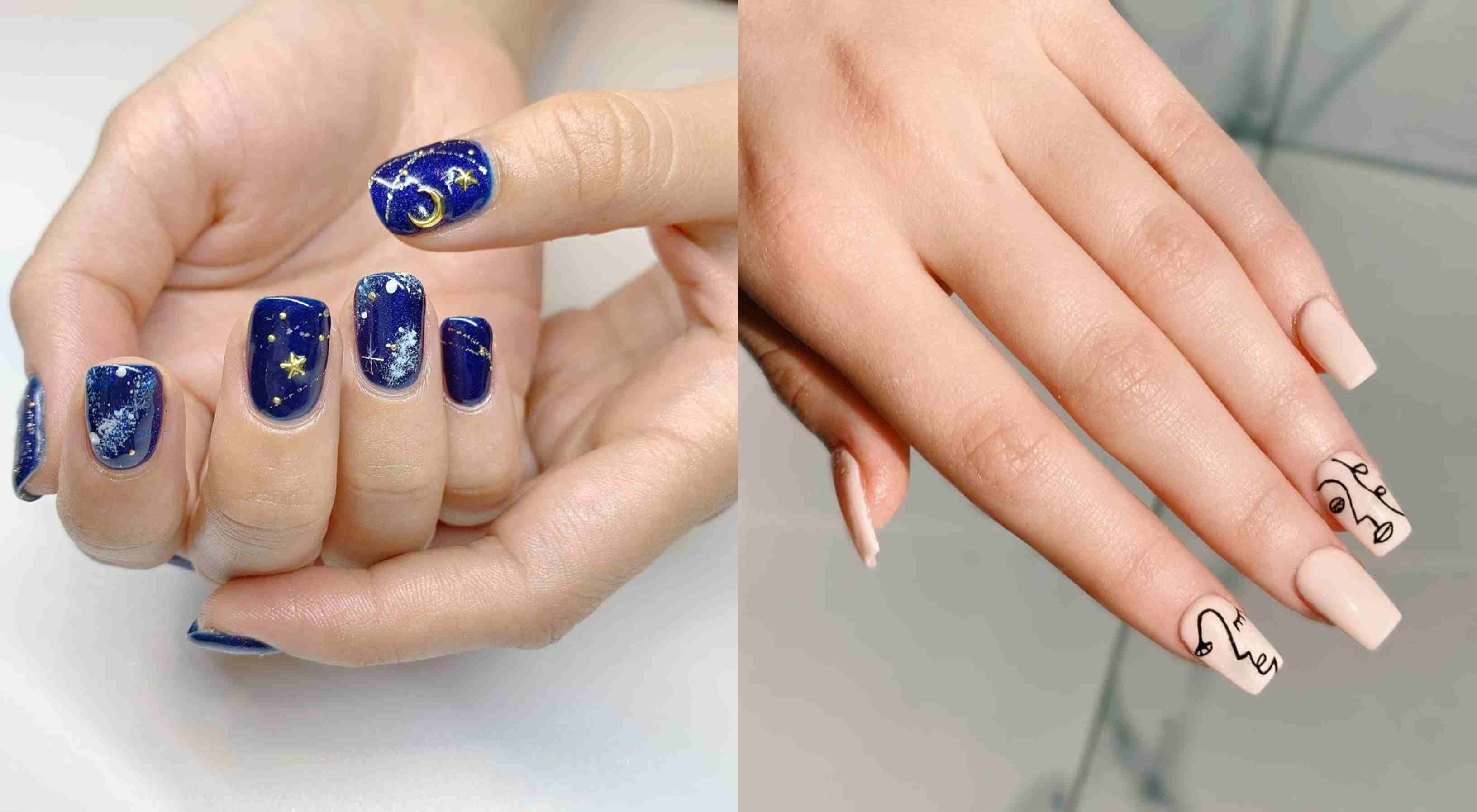 Rekomendasi Square Nail Art Keren yang Dapat Kamu Tiru 