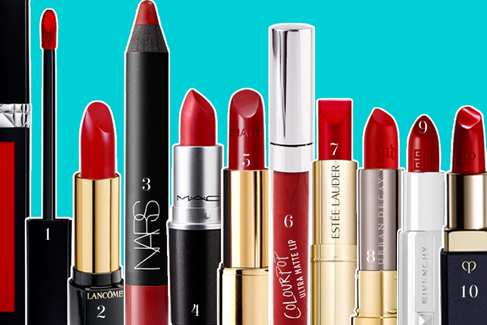 10 Lipstik Merah yang Buat si Dia Ingin Mengecup Anda