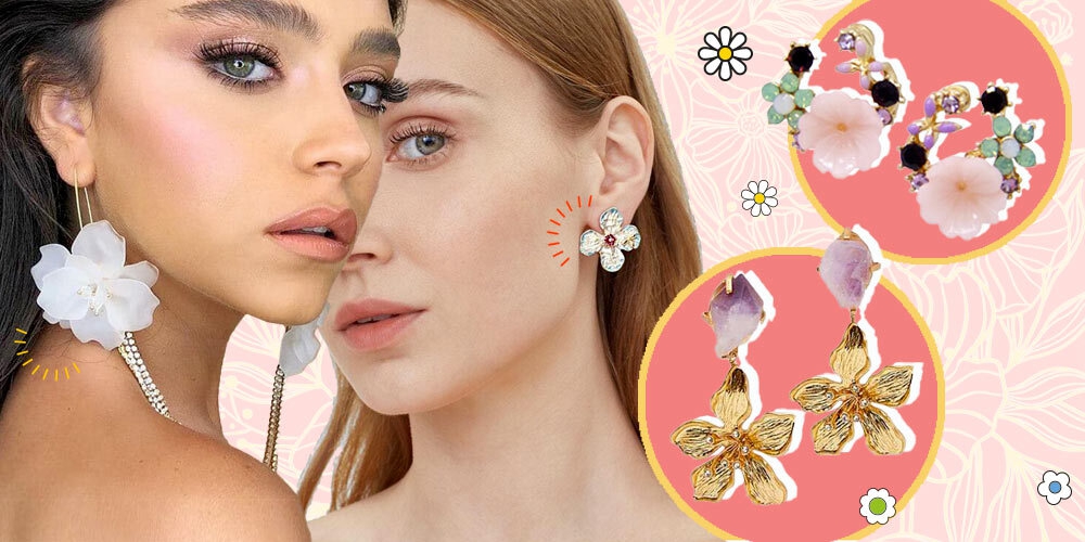7 Rekomendasi Anting Floral di Bawah Rp300 Ribu