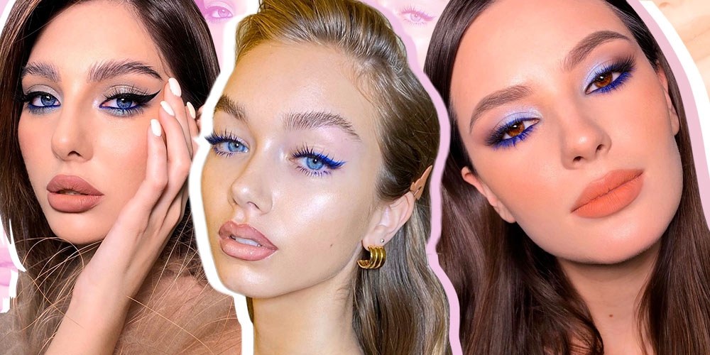 Inspirasi Riasan Mata Biru Elektrik, Tren Makeup 2020