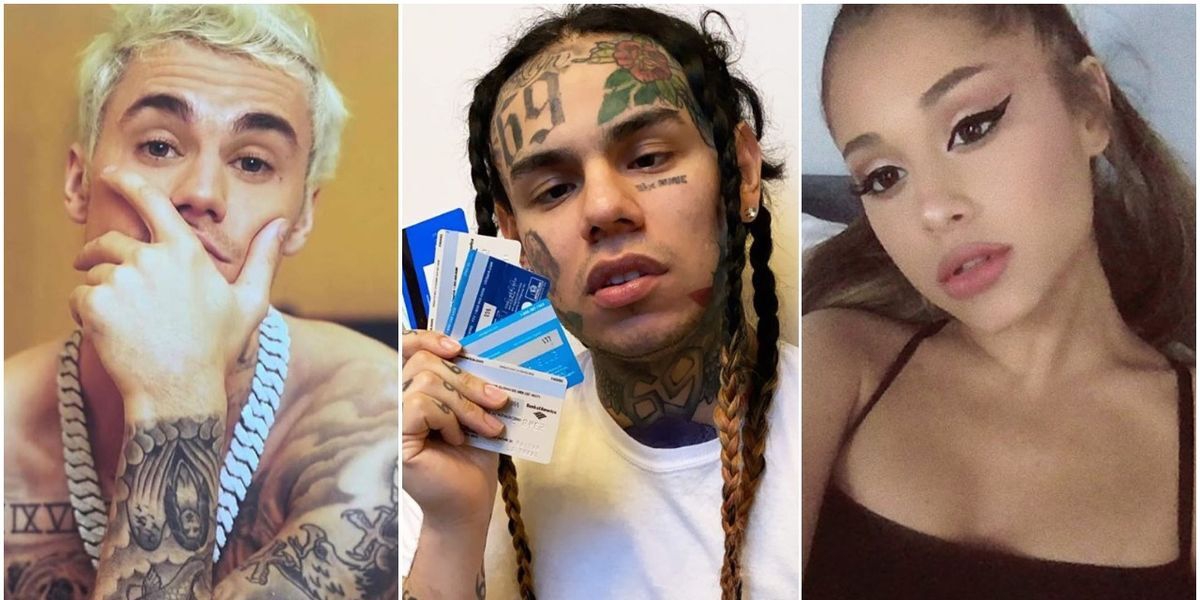Perseteruan Ariana Grande, Justin Bieber, & Tekashi 6ix9ine