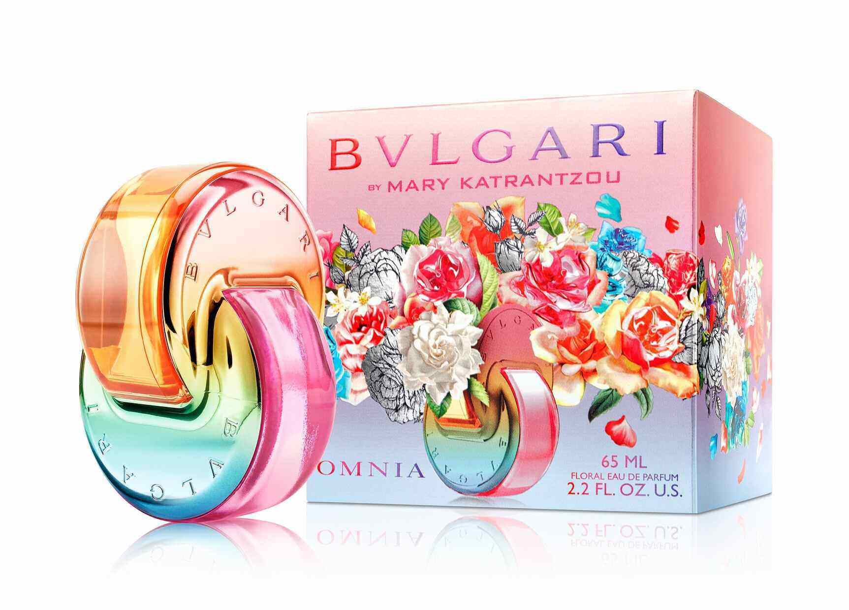 Realisasi Buket Bunga dalam Bvlgari Omnia oleh Mary Katrantzou