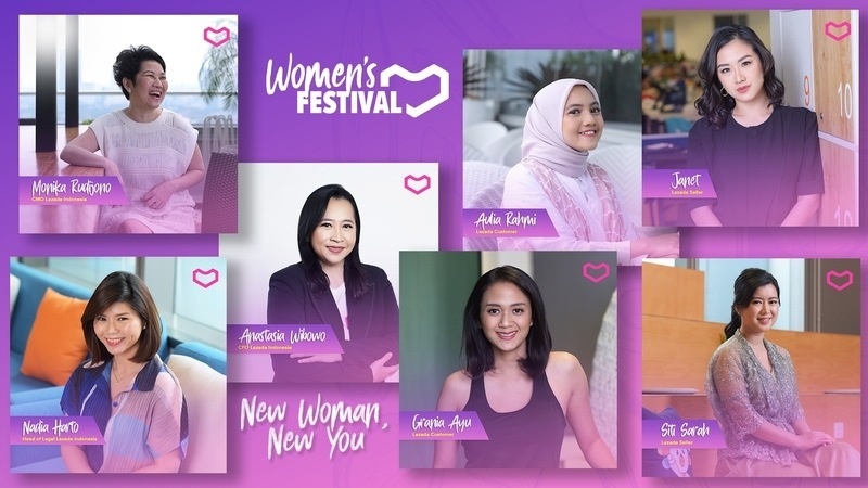 Lazada Women’s Festival Hadirkan 7 Perempuan Hebat Indonesia