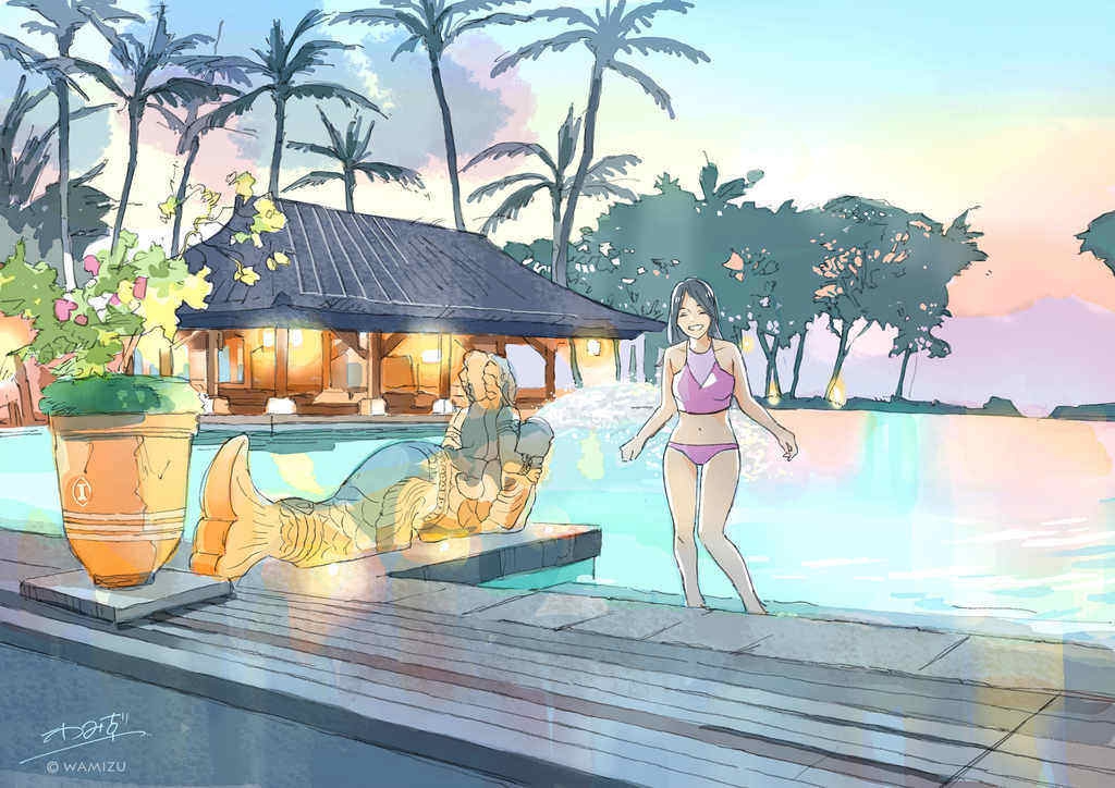 Kolaborasi InterContinental Bali dengan Seniman Manga Jepang