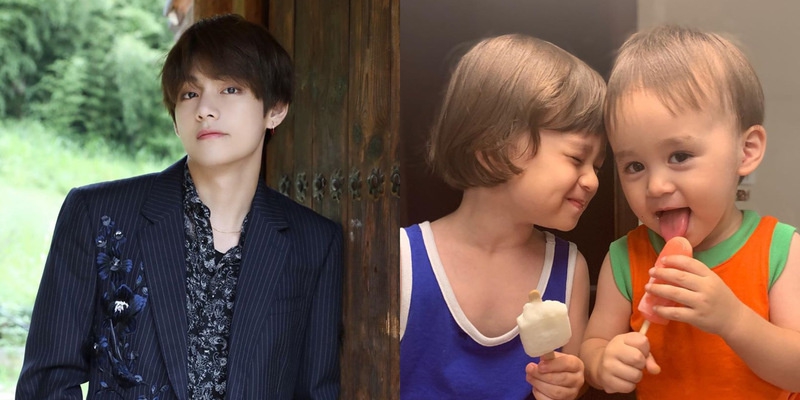 Cute! V BTS Ternyata Penonton The Return of Superman!