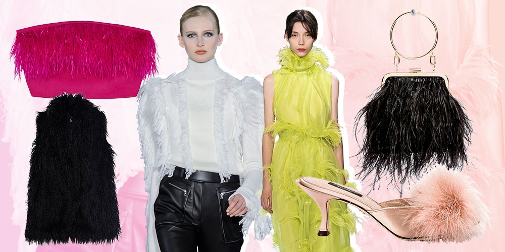 Trik Mix and Match Busana Berdetail Bulu Untuk Ke Pesta