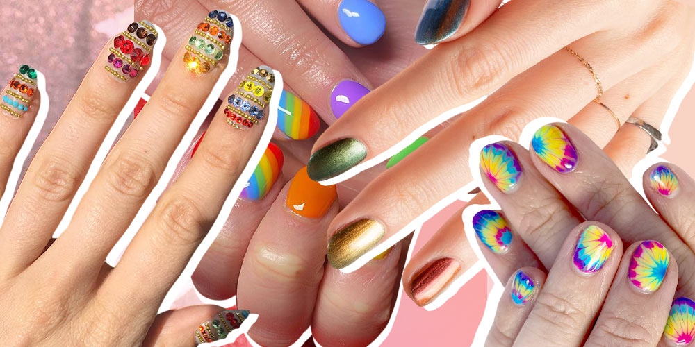 Gemas! 20 Motif Kuku Rainbow Yang Bisa Kamu Coba Saat WFH