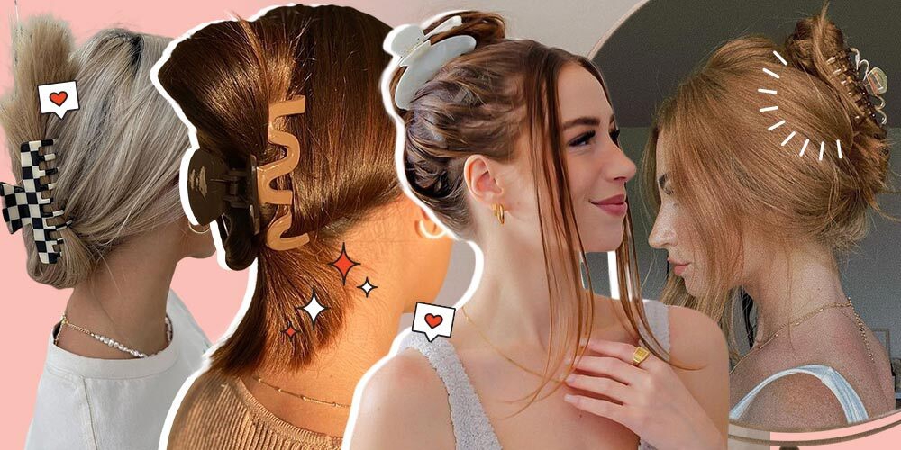 Contek 15 Ide Gaya Rambut Menggunakan Claw Clip