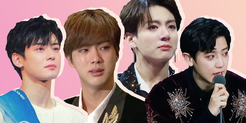 Wah! 7 Idol K-Pop Pria Ini Tetap Tampan Saat Menangis!